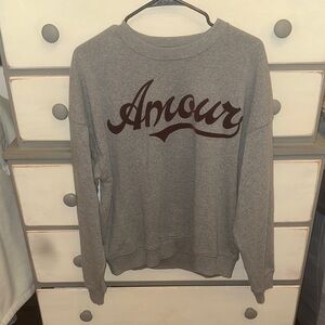 Gray Amour Sweatshirt